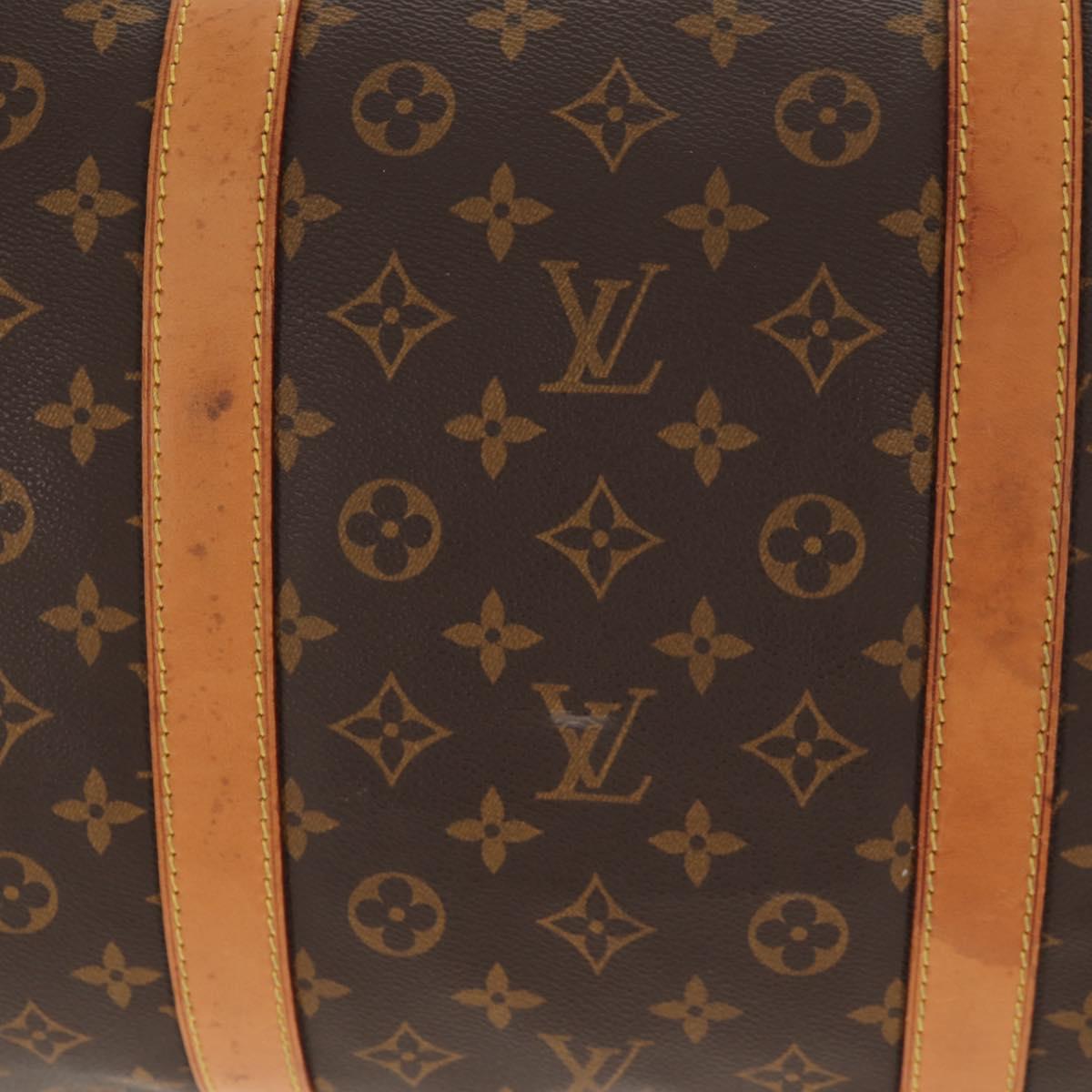 LOUIS VUITTON Monogram Keepall 60 Boston Bag M41422 LV Auth 153679V