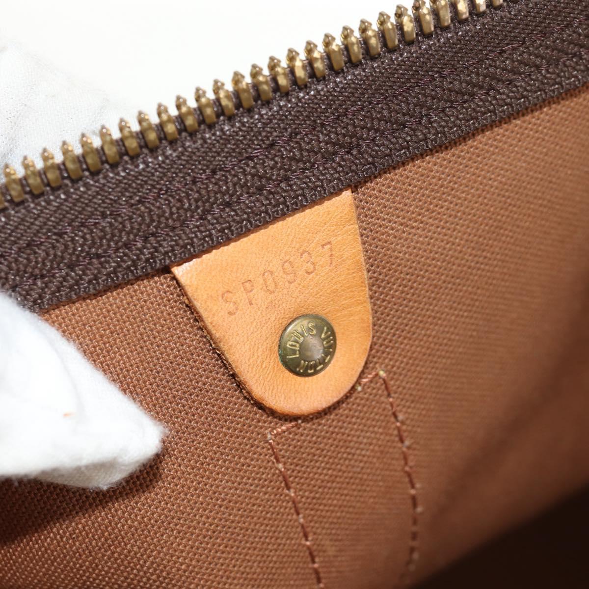 LOUIS VUITTON Monogram Keepall 60 Boston Bag M41422 LV Auth 153679V