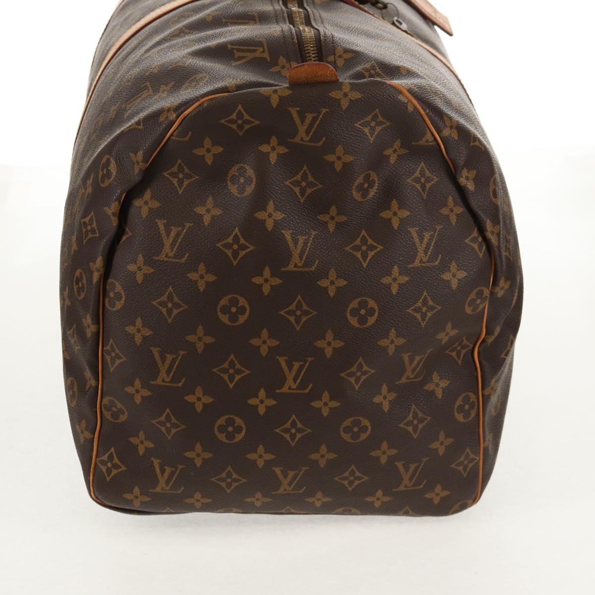 LOUIS VUITTON Monogram Keepall 60 Boston Bag M41422 LV Auth 153679V