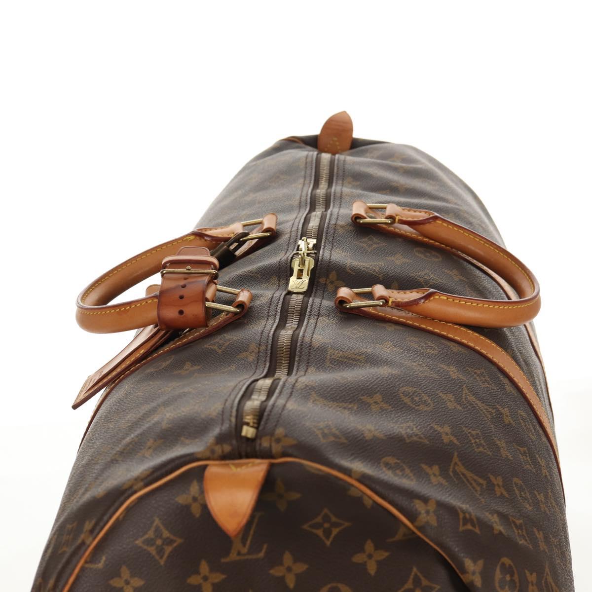 LOUIS VUITTON Monogram Keepall 60 Boston Bag M41422 LV Auth 153679V