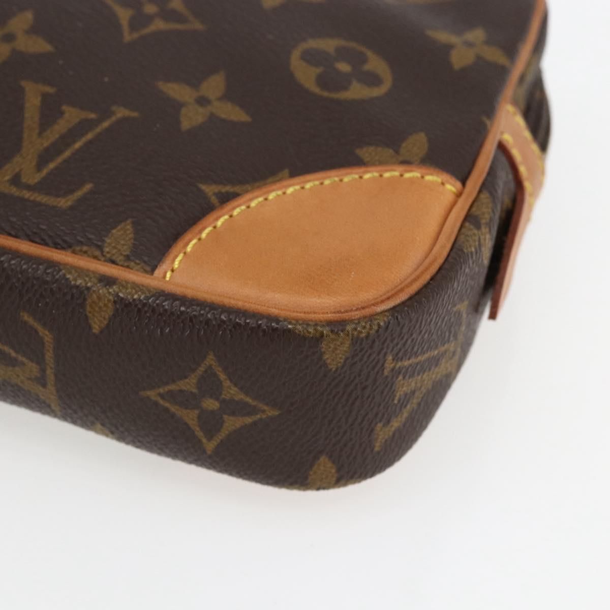 LOUIS VUITTON Monogram Marly Dragonne PM Clutch Bag M51827 LV Auth 153680V