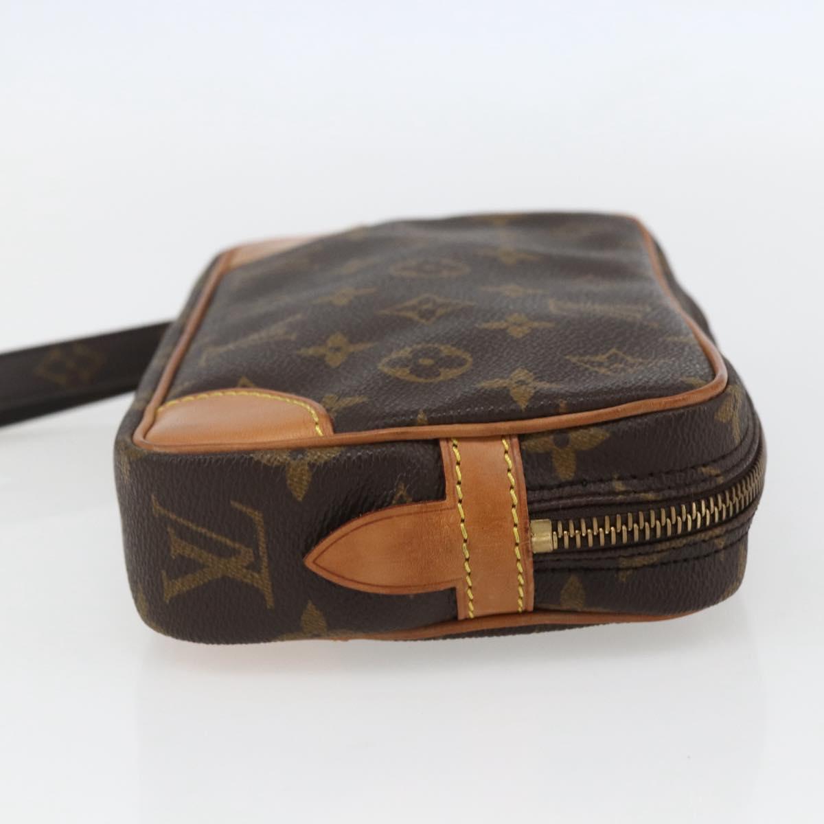 LOUIS VUITTON Monogram Marly Dragonne PM Clutch Bag M51827 LV Auth 153680V