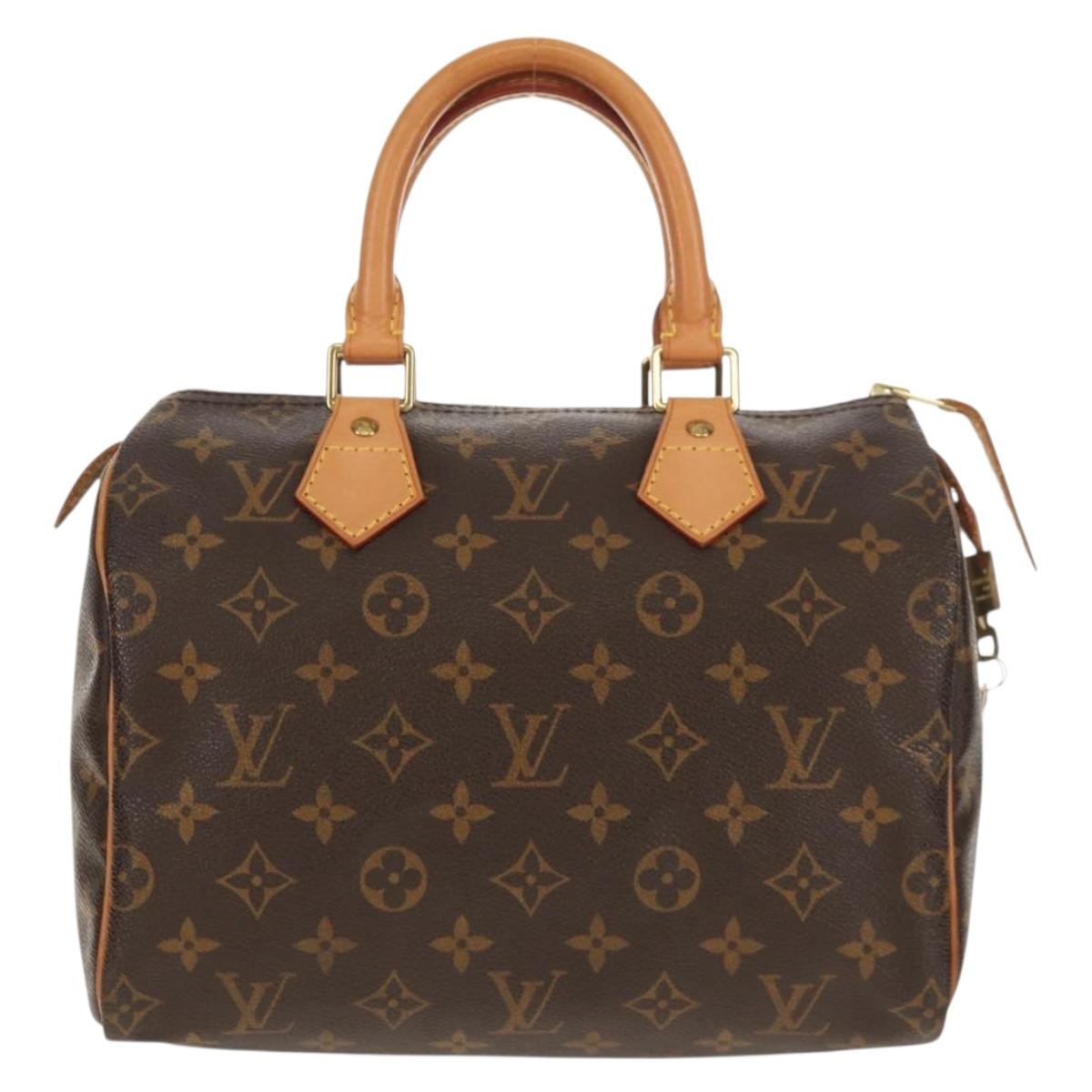 LOUIS VUITTON Monogram Speedy 25 Hand Bag M41528 LV Auth 153681V