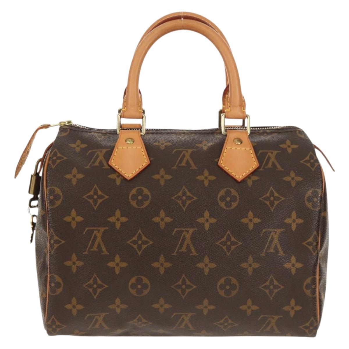 LOUIS VUITTON Monogram Speedy 25 Hand Bag M41528 LV Auth 153681V