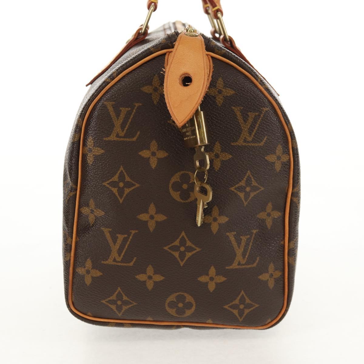 LOUIS VUITTON Monogram Speedy 25 Hand Bag M41528 LV Auth 153681V