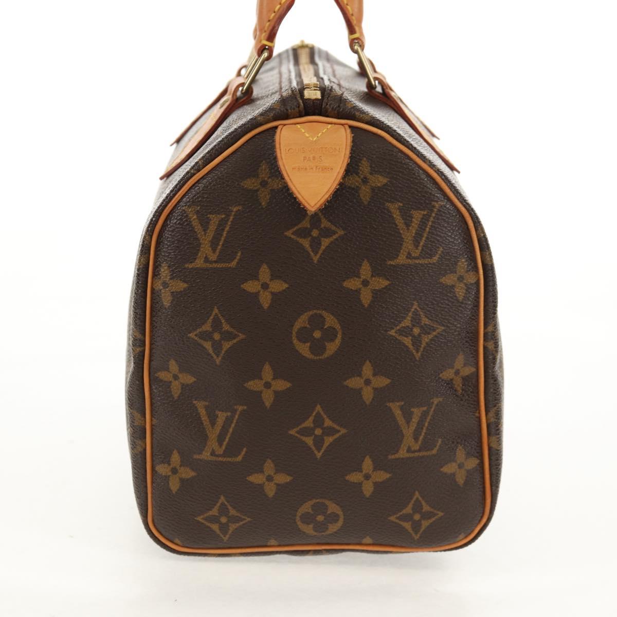 LOUIS VUITTON Monogram Speedy 25 Hand Bag M41528 LV Auth 153681V