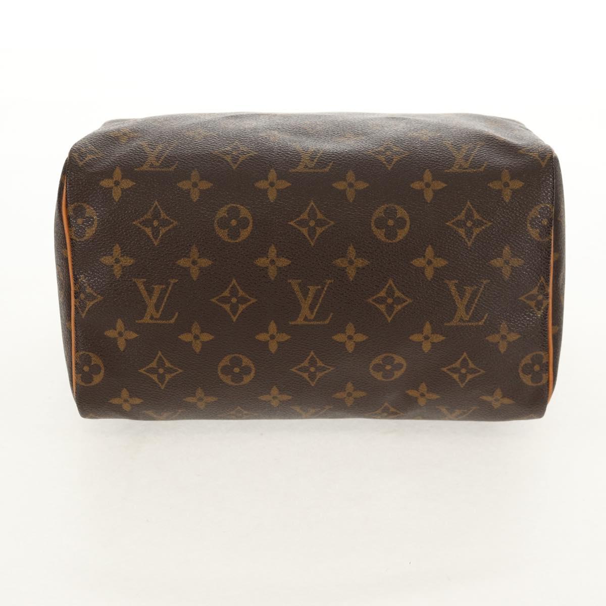 LOUIS VUITTON Monogram Speedy 25 Hand Bag M41528 LV Auth 153681V