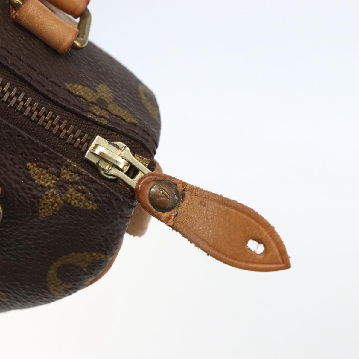 LOUIS VUITTON Monogram Mini Speedy Hand Bag M41534 LV Auth 153684V