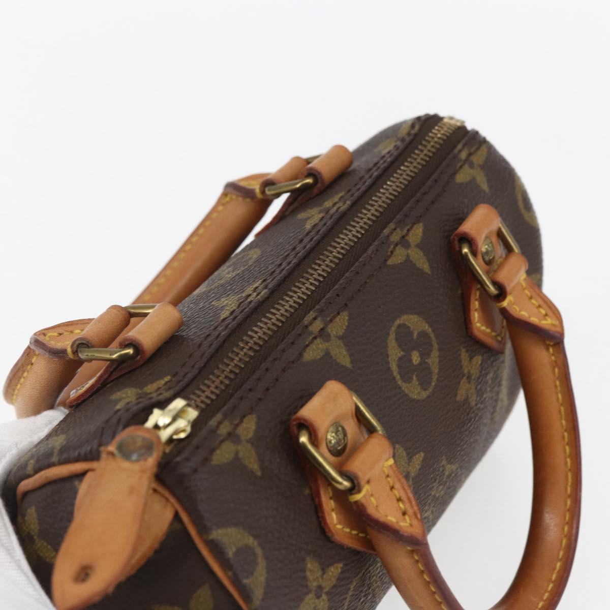 LOUIS VUITTON Monogram Mini Speedy Hand Bag M41534 LV Auth 153684V