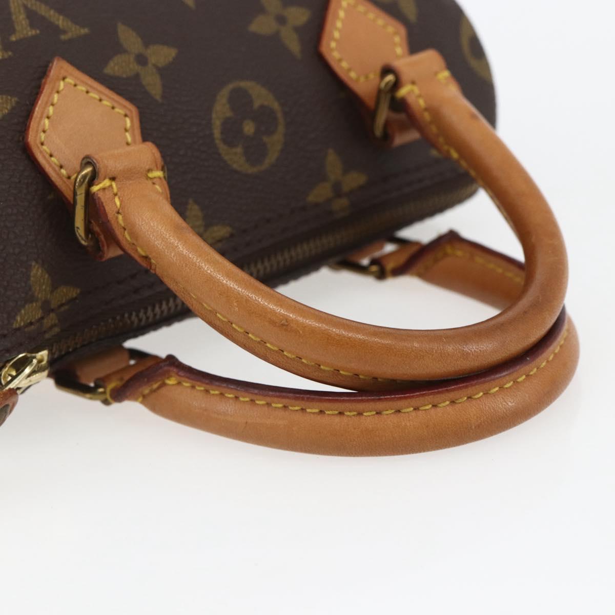 LOUIS VUITTON Monogram Mini Speedy Hand Bag M41534 LV Auth 153684V