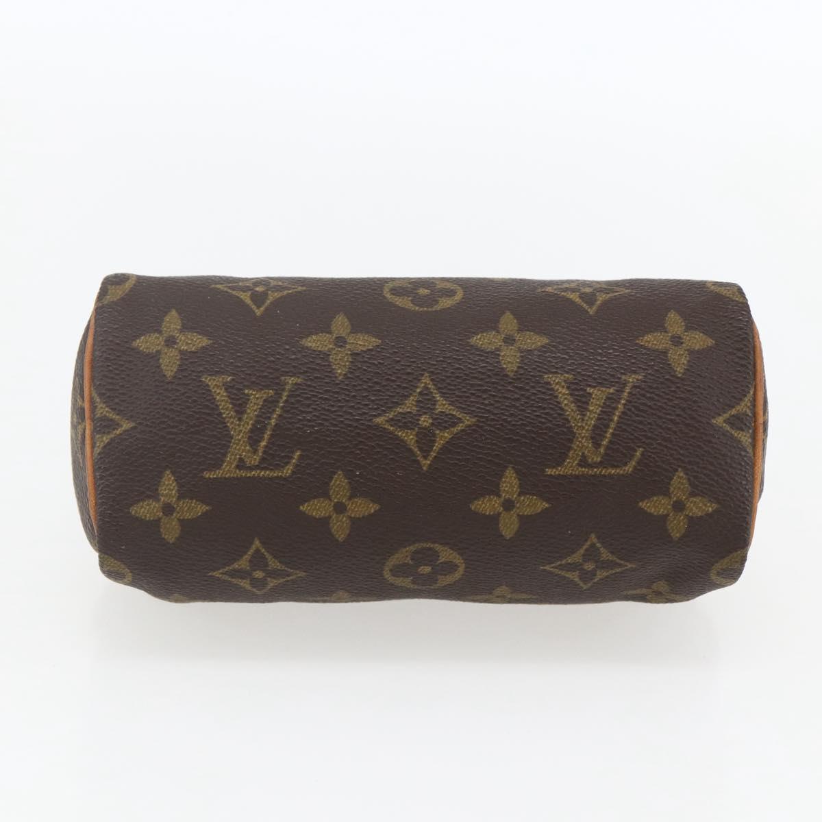 LOUIS VUITTON Monogram Mini Speedy Hand Bag M41534 LV Auth 153684V