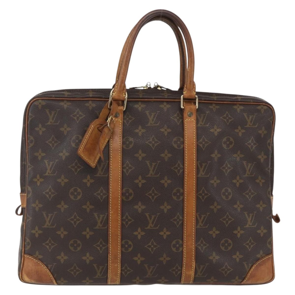 LOUIS VUITTON Monogram Porte Documents Voyage Business Bag M53361 LV Auth 153692
