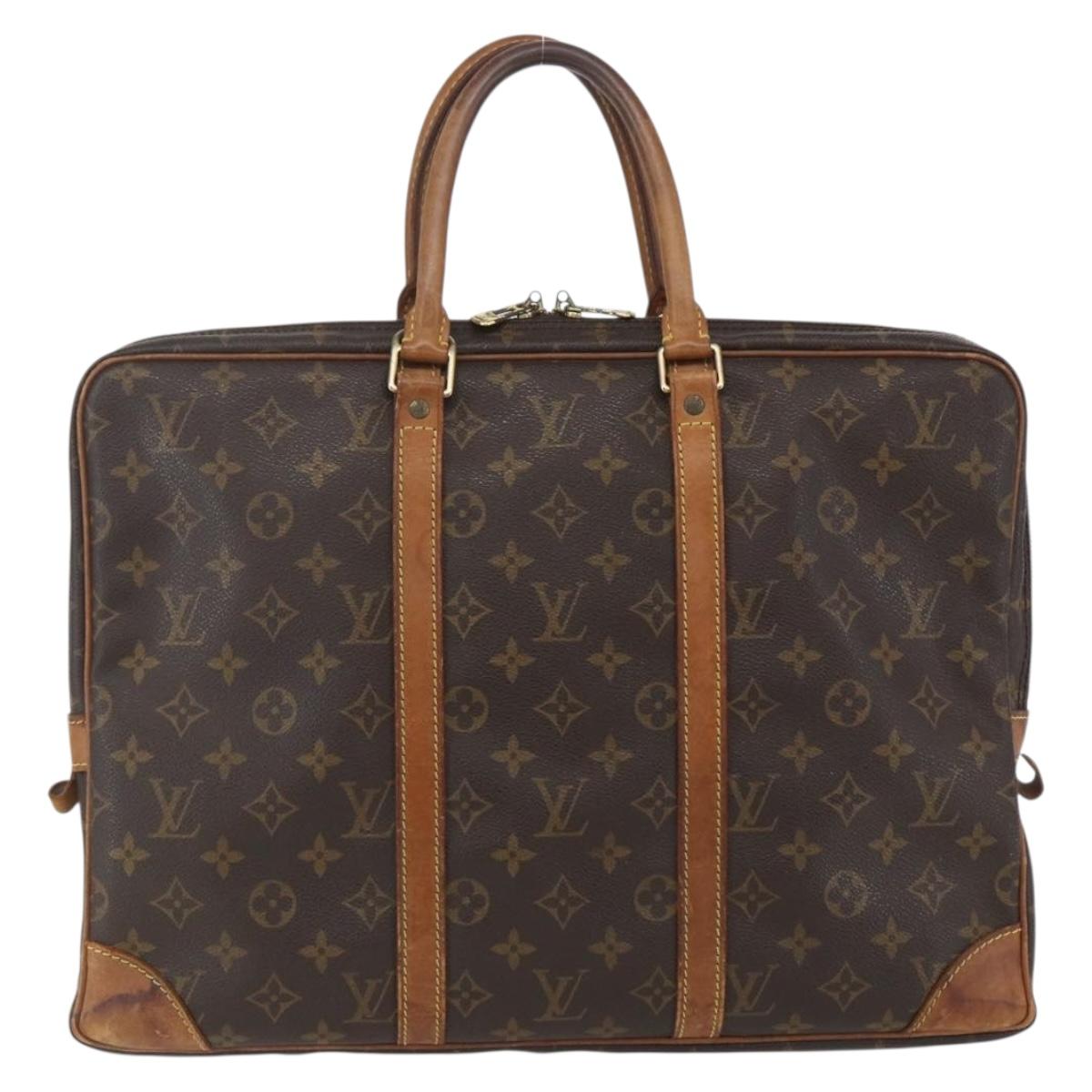 LOUIS VUITTON Monogram Porte Documents Voyage Business Bag M53361 LV Auth 153692