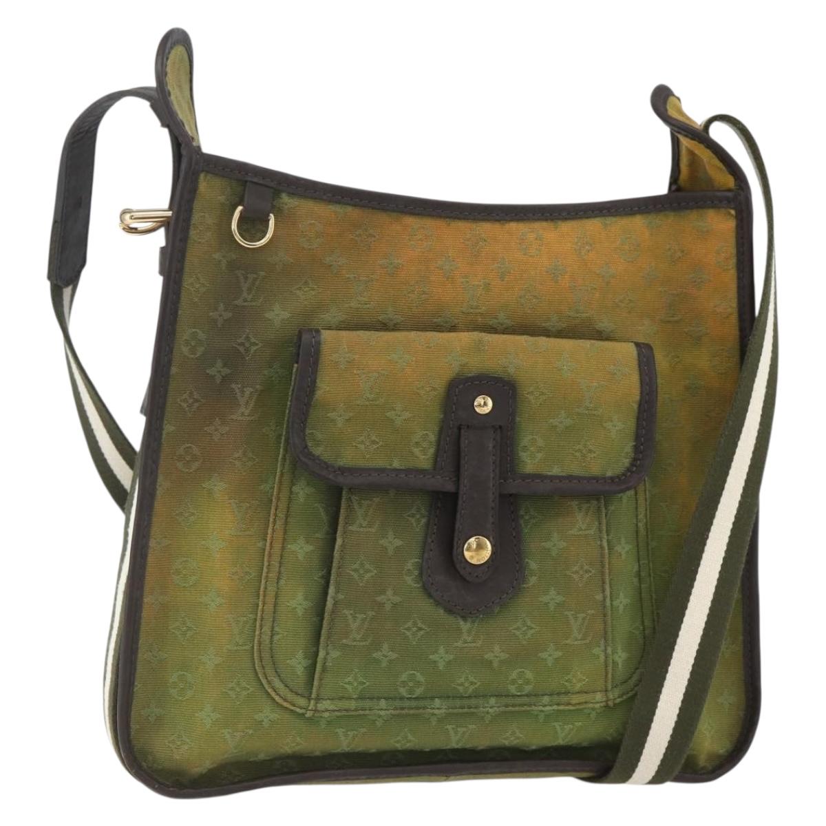 LOUIS VUITTON Monogram Mini Bussus Marie Kate Bag TST Khaki M92324 Auth 153693