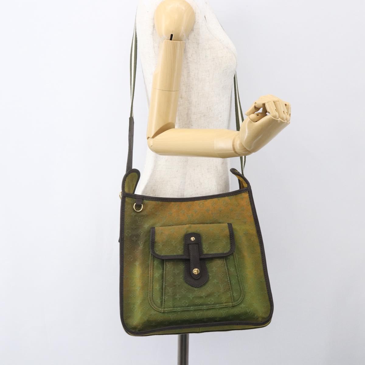 LOUIS VUITTON Monogram Mini Bussus Marie Kate Bag TST Khaki M92324 Auth 153693