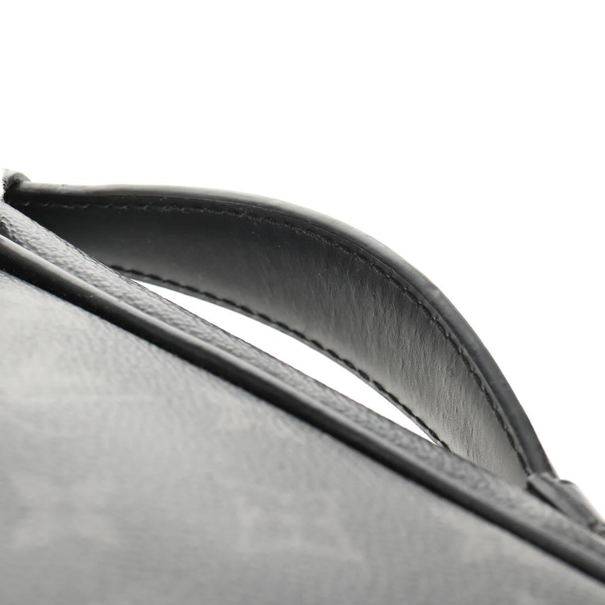 LOUIS VUITTON Monogram Eclipse Bum Bag Shoulder Bag M42906 LV Auth 153700V