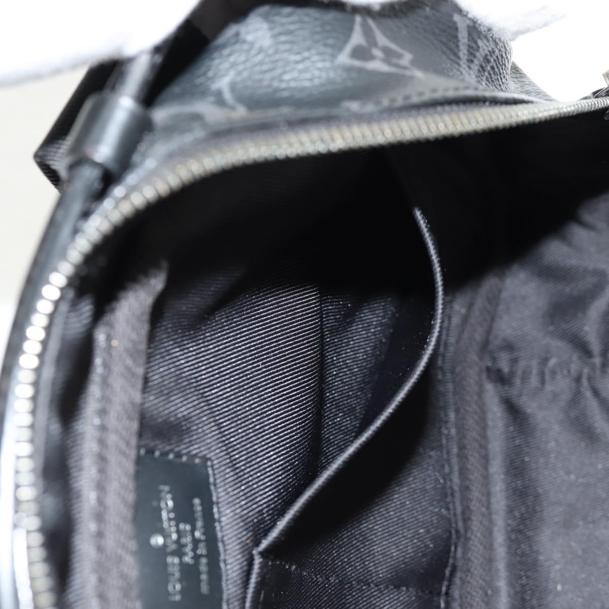 LOUIS VUITTON Monogram Eclipse Bum Bag Shoulder Bag M42906 LV Auth 153700V