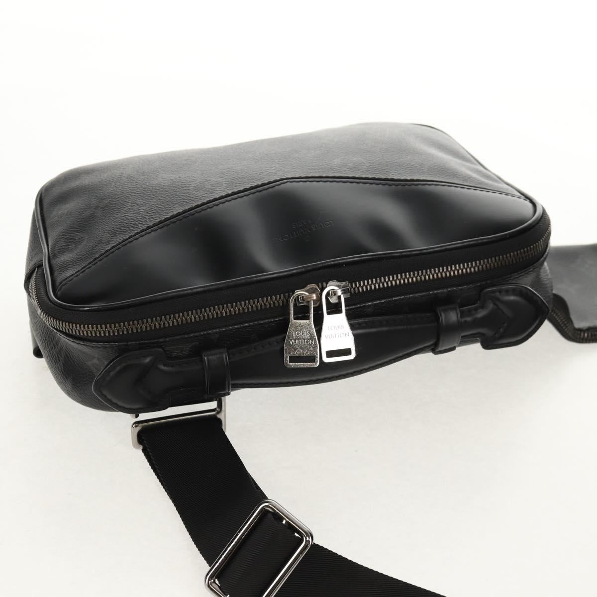 LOUIS VUITTON Monogram Eclipse Bum Bag Shoulder Bag M42906 LV Auth 153700V