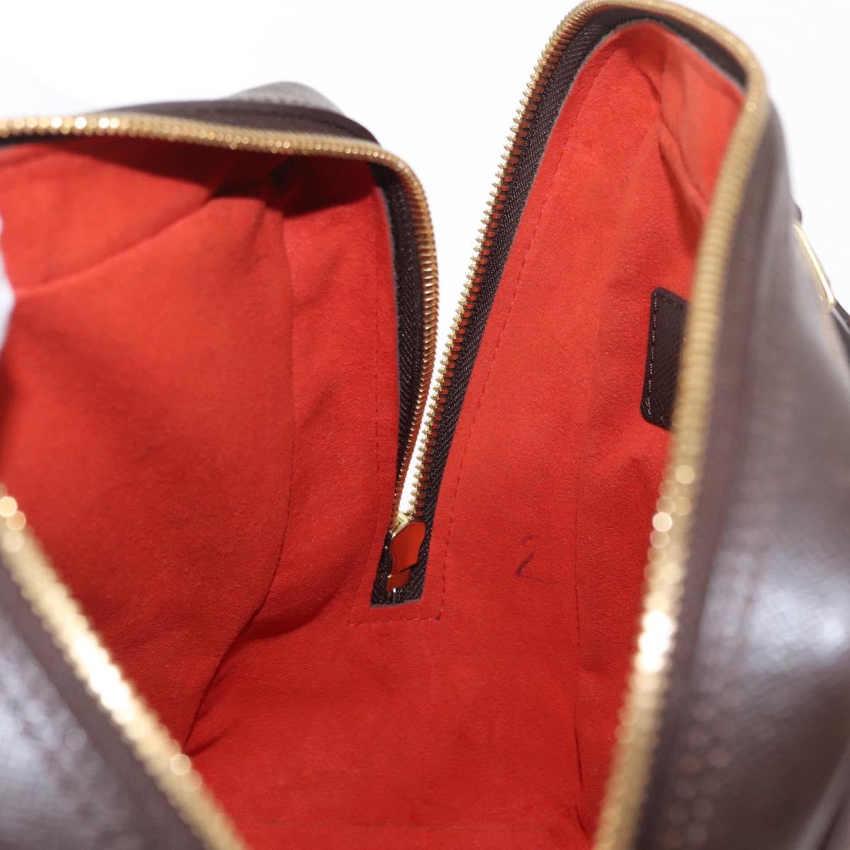 LOUIS VUITTON Damier Ebene Brera Hand Bag N51150 LV Auth 153702V