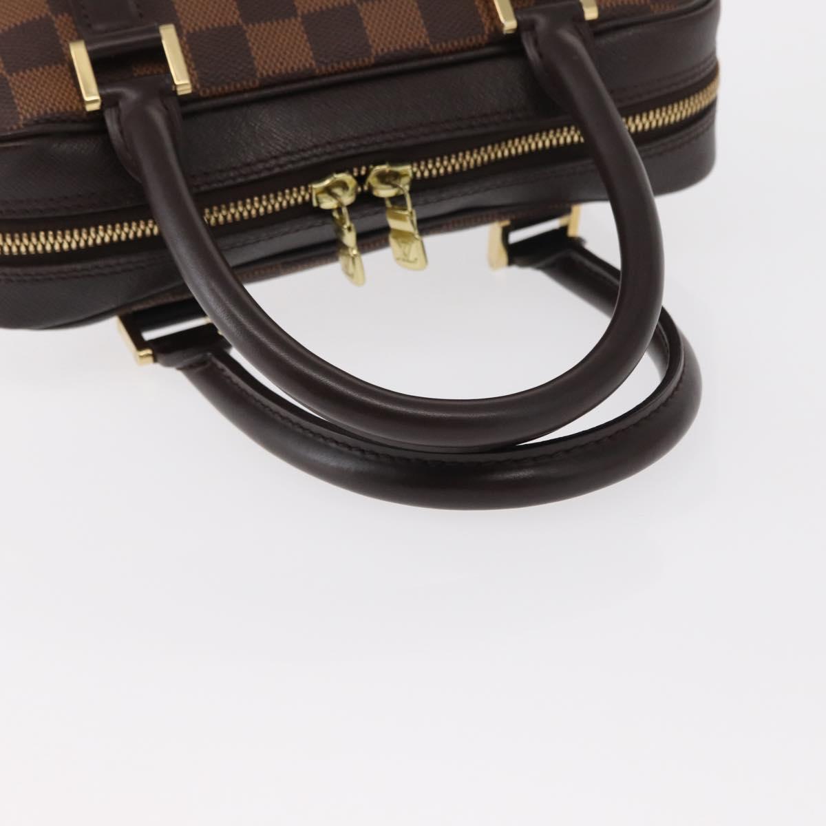 LOUIS VUITTON Damier Ebene Brera Hand Bag N51150 LV Auth 153702V