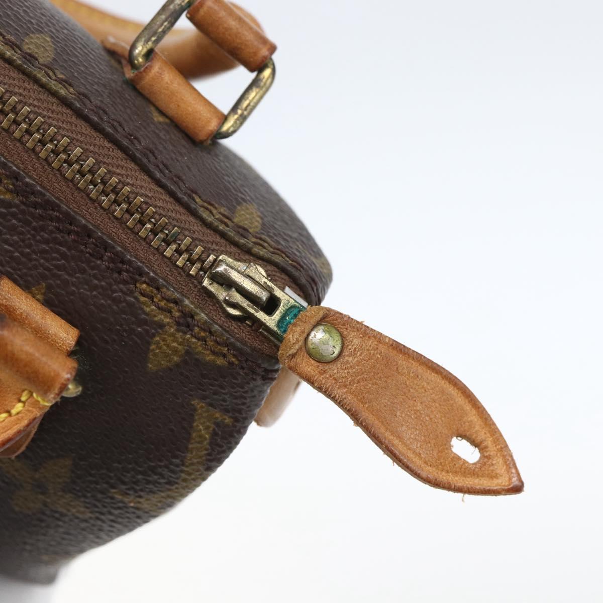 LOUIS VUITTON Monogram Mini Speedy Hand Bag M41534 LV Auth 153703