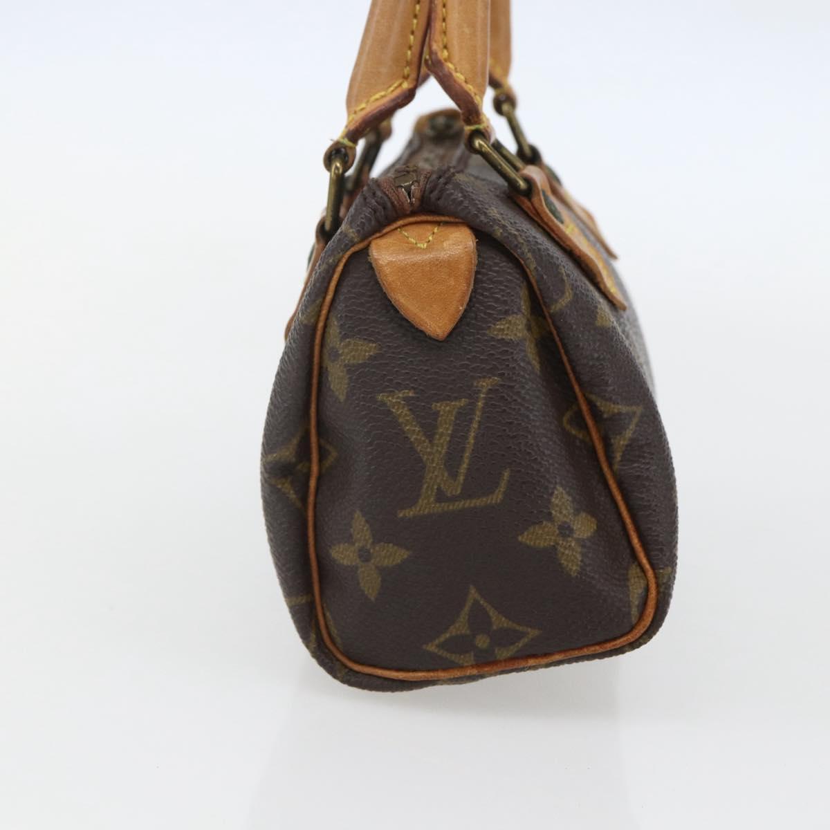 LOUIS VUITTON Monogram Mini Speedy Hand Bag M41534 LV Auth 153703