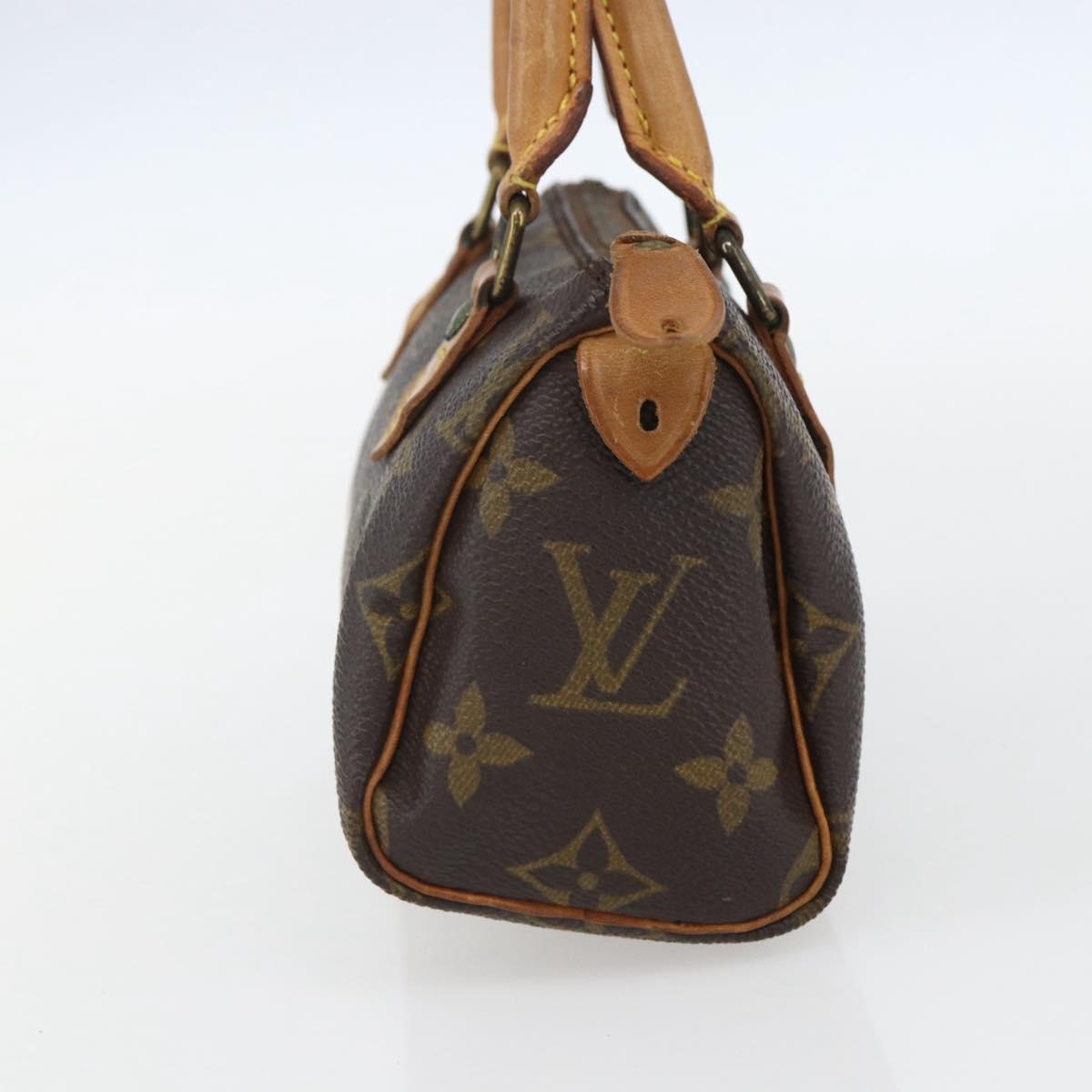 LOUIS VUITTON Monogram Mini Speedy Hand Bag M41534 LV Auth 153703