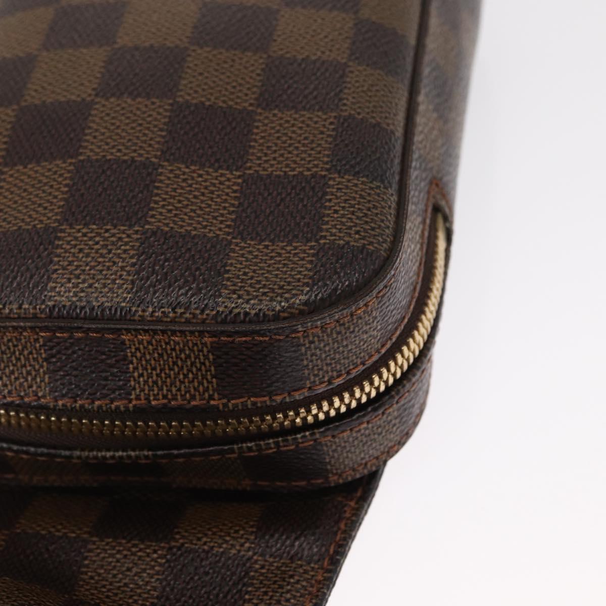 LOUIS VUITTON Damier Ebene Geronimos Shoulder Bag N51994 LV Auth 153705
