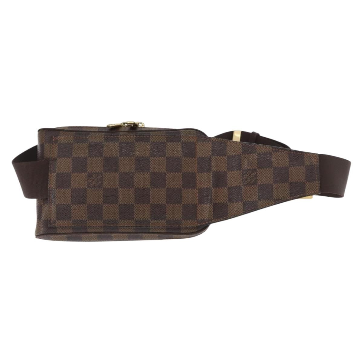 LOUIS VUITTON Damier Ebene Geronimos Shoulder Bag N51994 LV Auth 153705