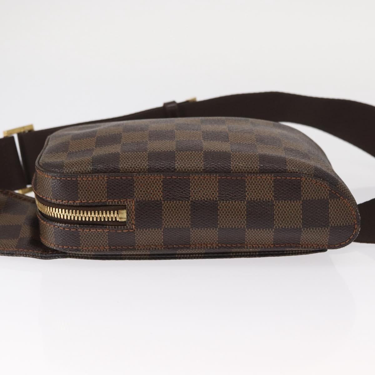 LOUIS VUITTON Damier Ebene Geronimos Shoulder Bag N51994 LV Auth 153705