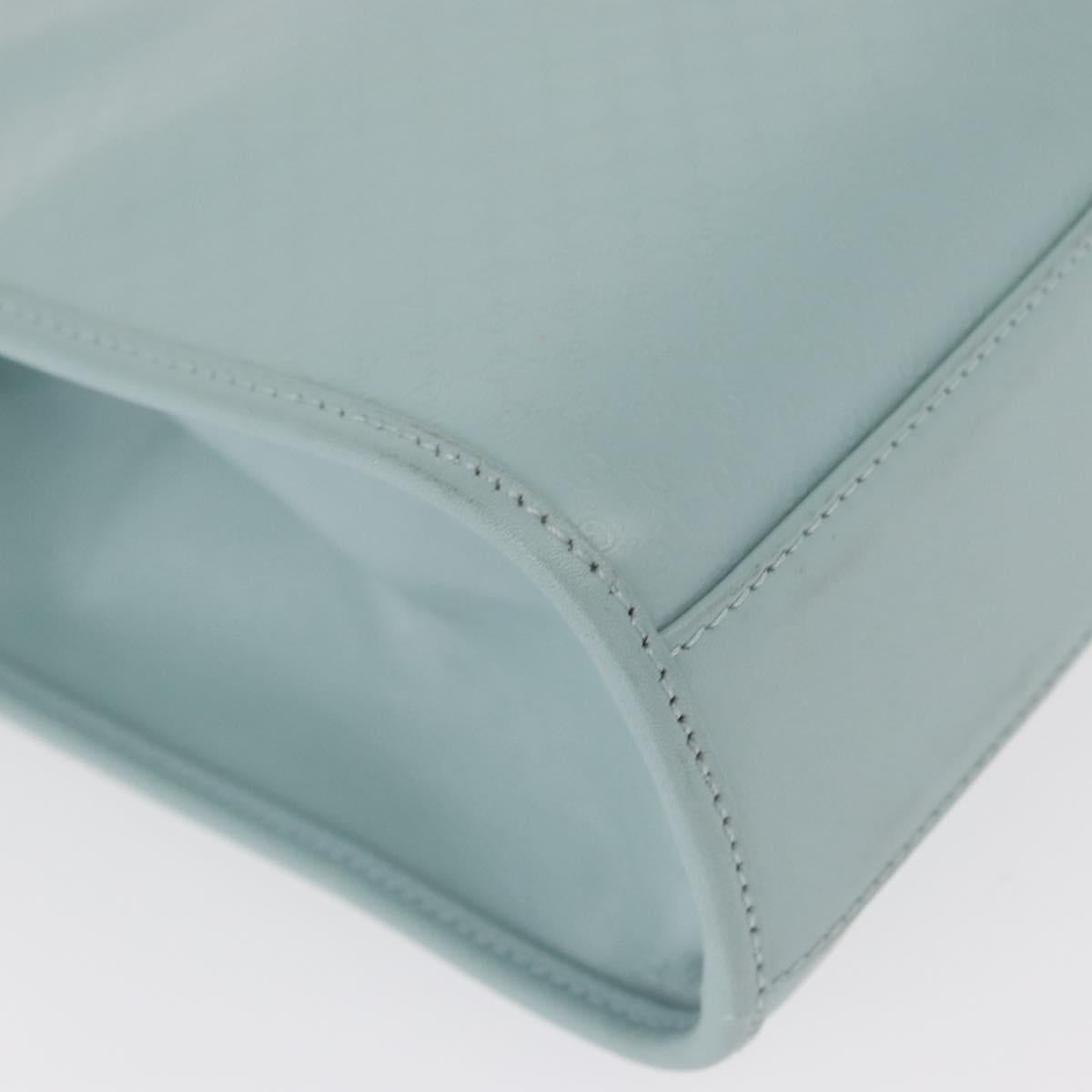 GUCCI Micro GG Canvas Guccissima Jackie Bag Leather Blue 002 1065 Auth 153706