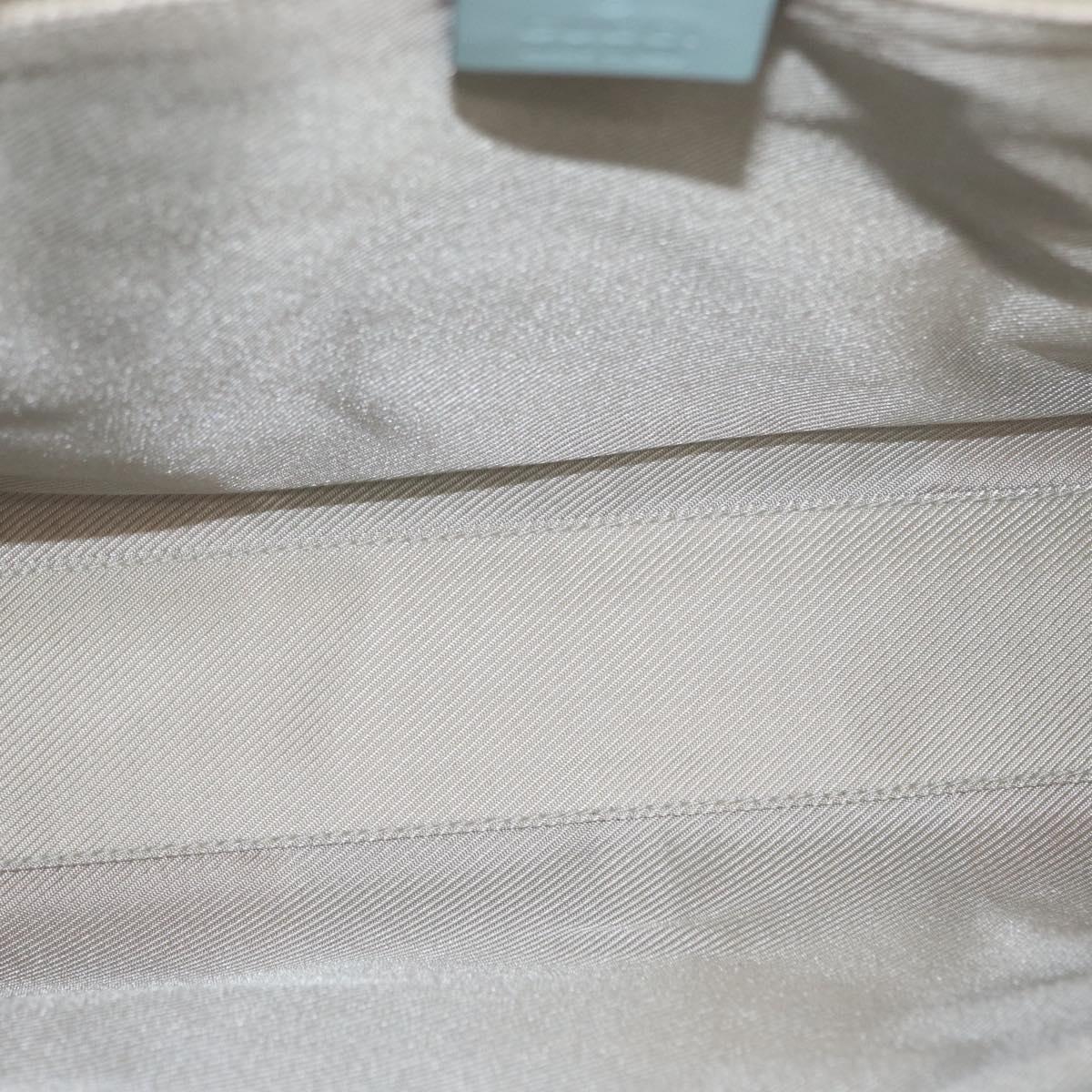 GUCCI Micro GG Canvas Guccissima Jackie Bag Leather Blue 002 1065 Auth 153706