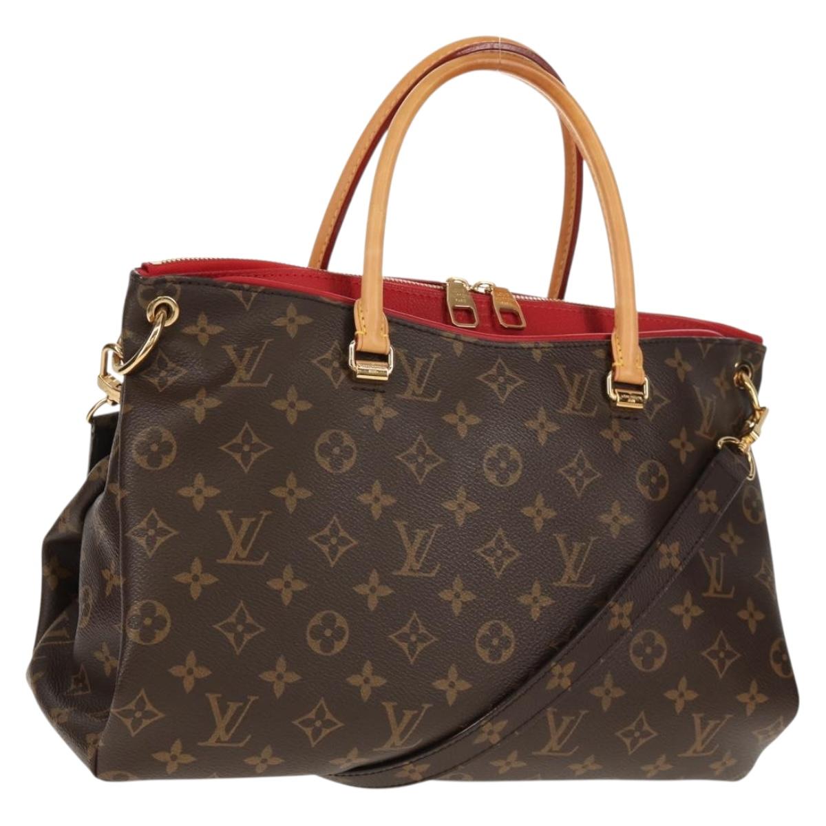 LOUIS VUITTON Monogram Pallas Hand Bag M41175 LV Auth 153708V