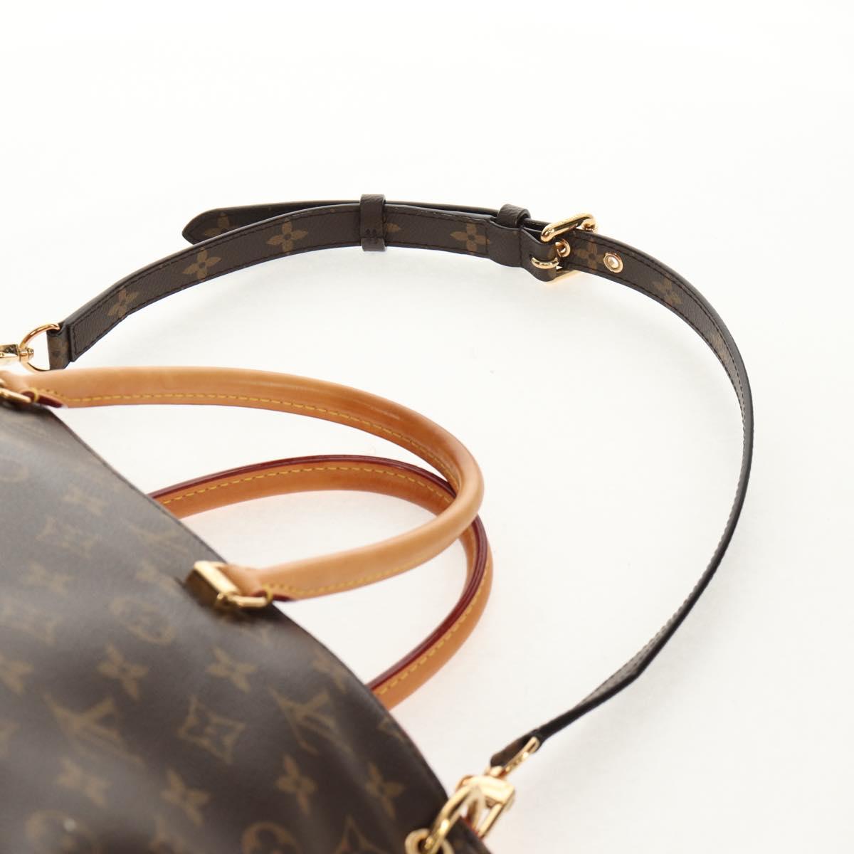 LOUIS VUITTON Monogram Pallas Hand Bag M41175 LV Auth 153708V