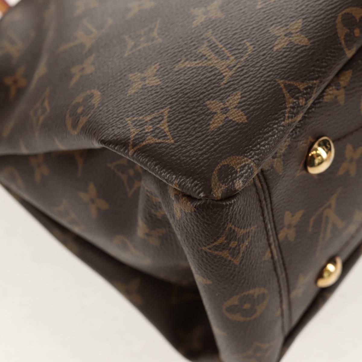 LOUIS VUITTON Monogram Pallas Hand Bag M41175 LV Auth 153708V