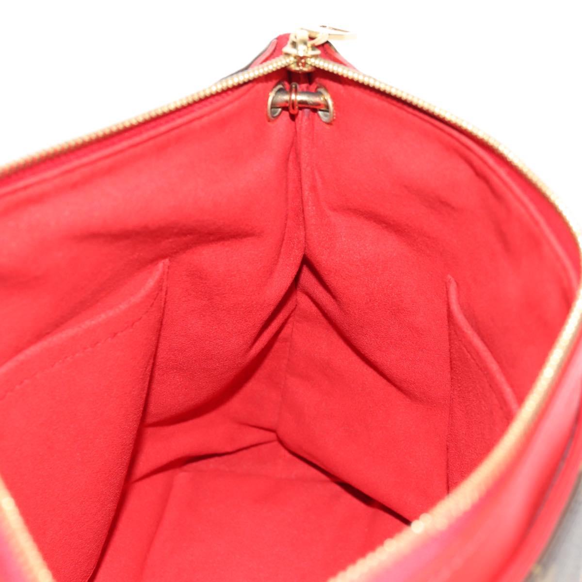 LOUIS VUITTON Monogram Pallas Hand Bag M41175 LV Auth 153708V