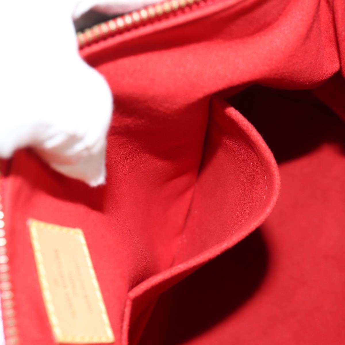 LOUIS VUITTON Monogram Pallas Hand Bag M41175 LV Auth 153708V