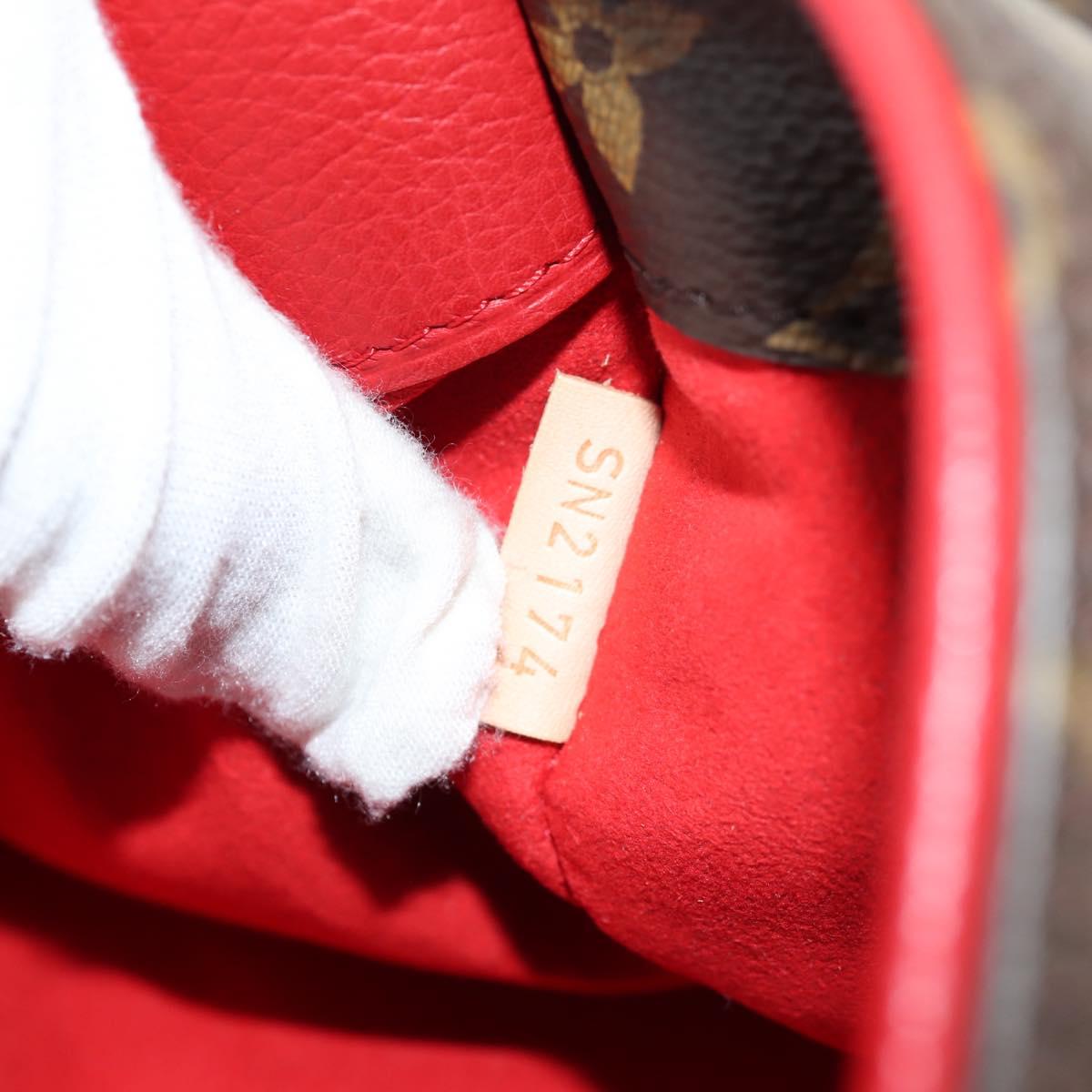 LOUIS VUITTON Monogram Pallas Hand Bag M41175 LV Auth 153708V