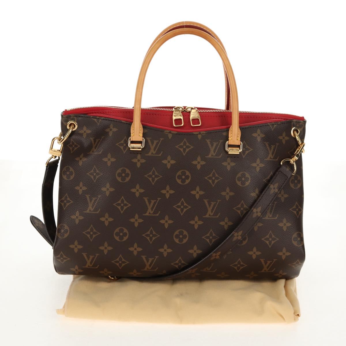 LOUIS VUITTON Monogram Pallas Hand Bag M41175 LV Auth 153708V