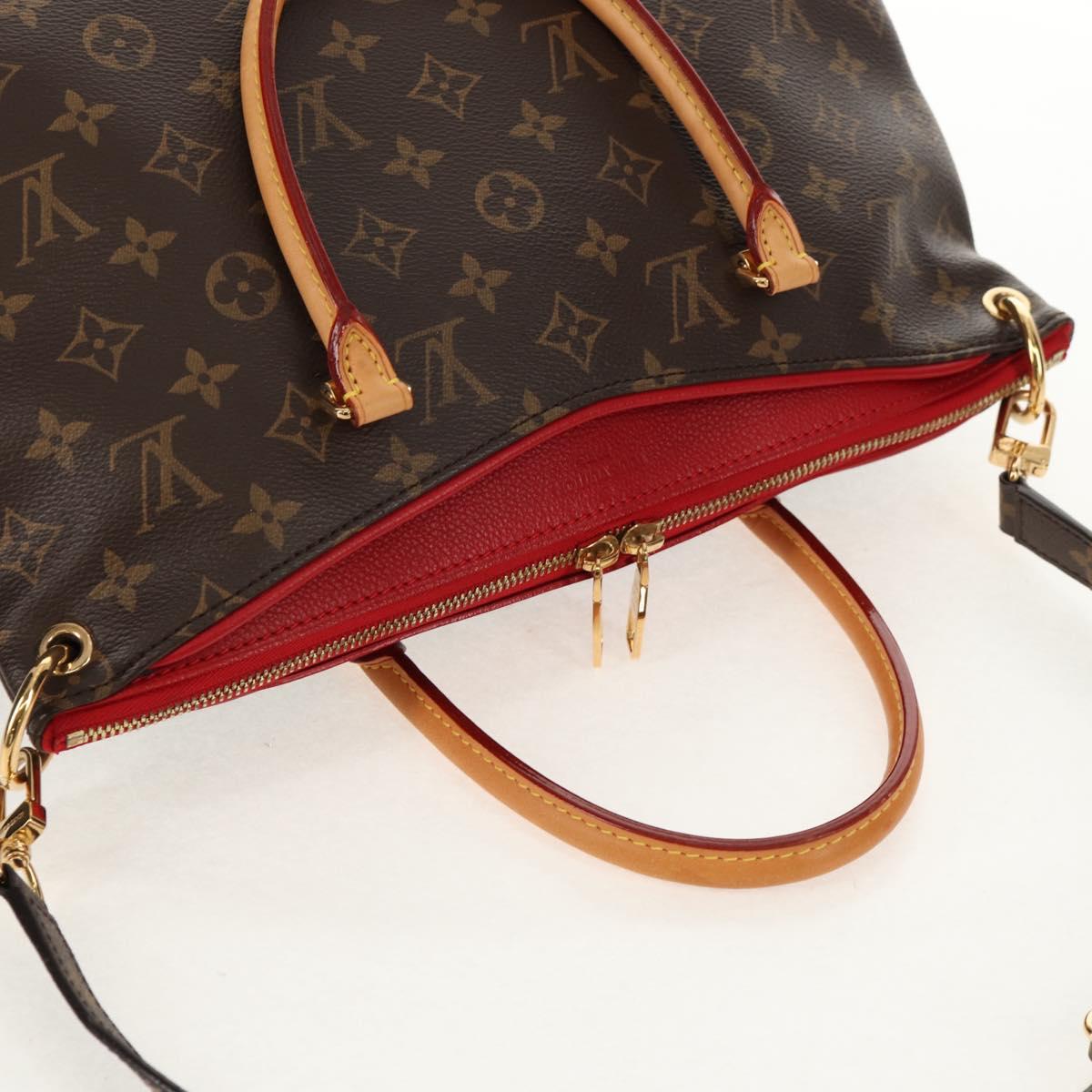 LOUIS VUITTON Monogram Pallas Hand Bag M41175 LV Auth 153708V