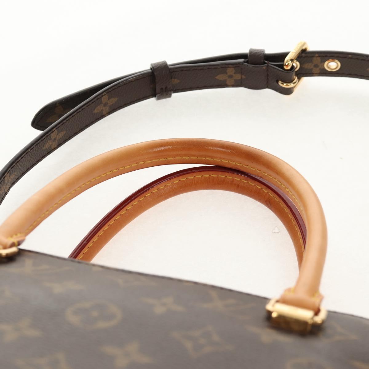 LOUIS VUITTON Monogram Pallas Hand Bag M41175 LV Auth 153708V