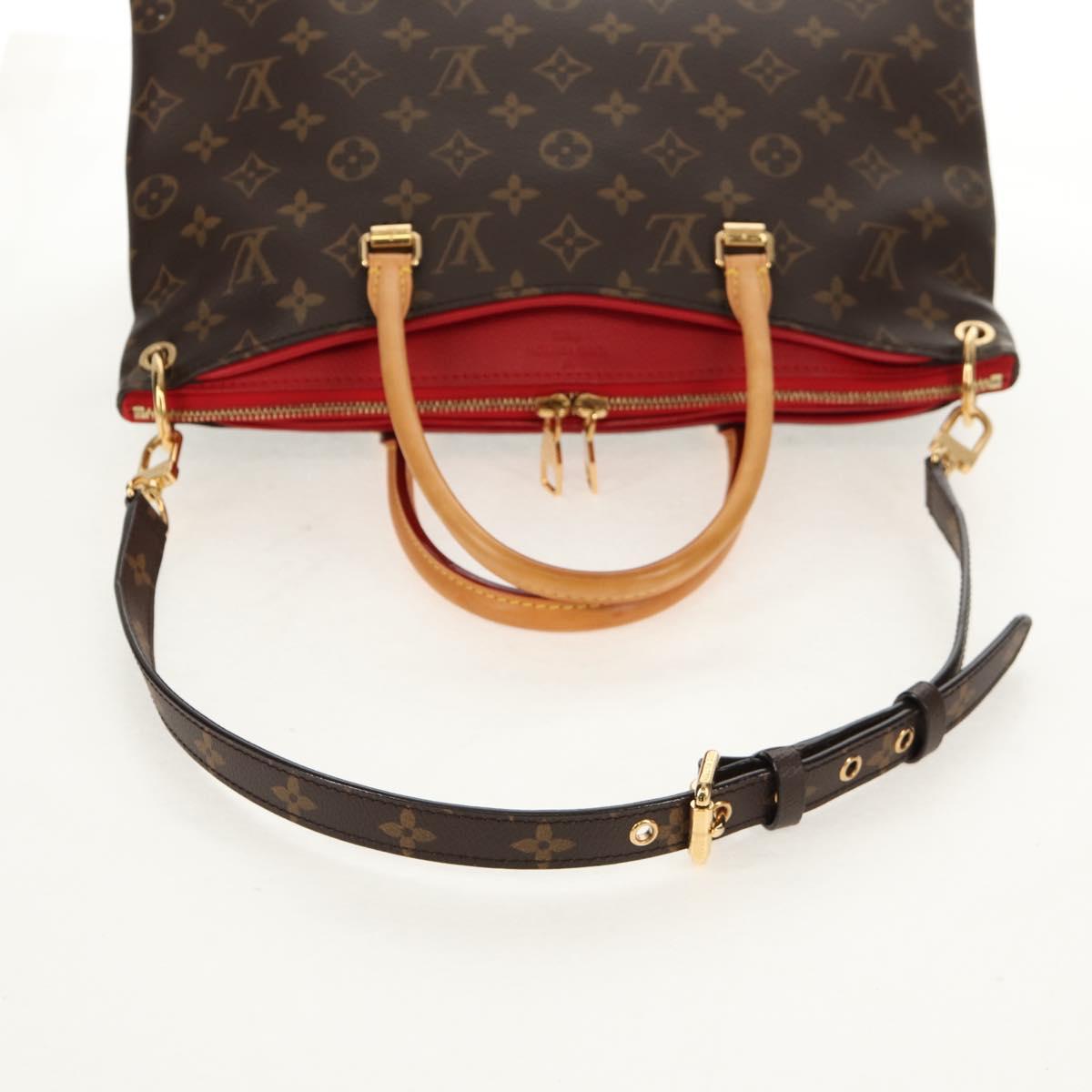 LOUIS VUITTON Monogram Pallas Hand Bag M41175 LV Auth 153708V