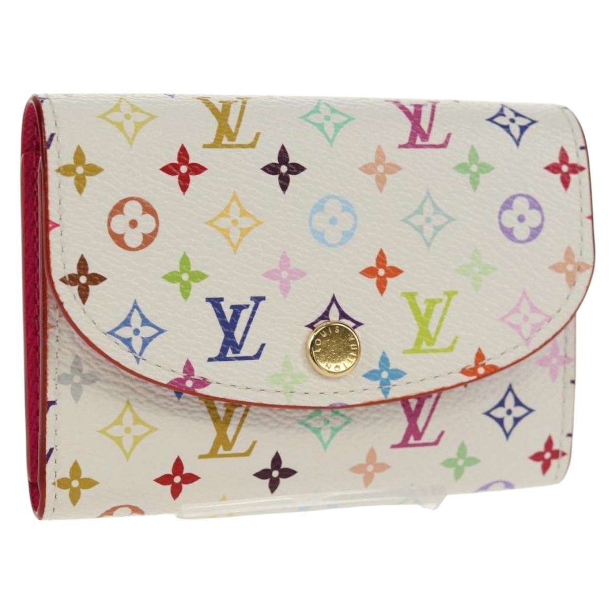 LOUIS VUITTON Multicolor Porte Monnaie Rosary Coin Purse M13399 Auth 153715SAM