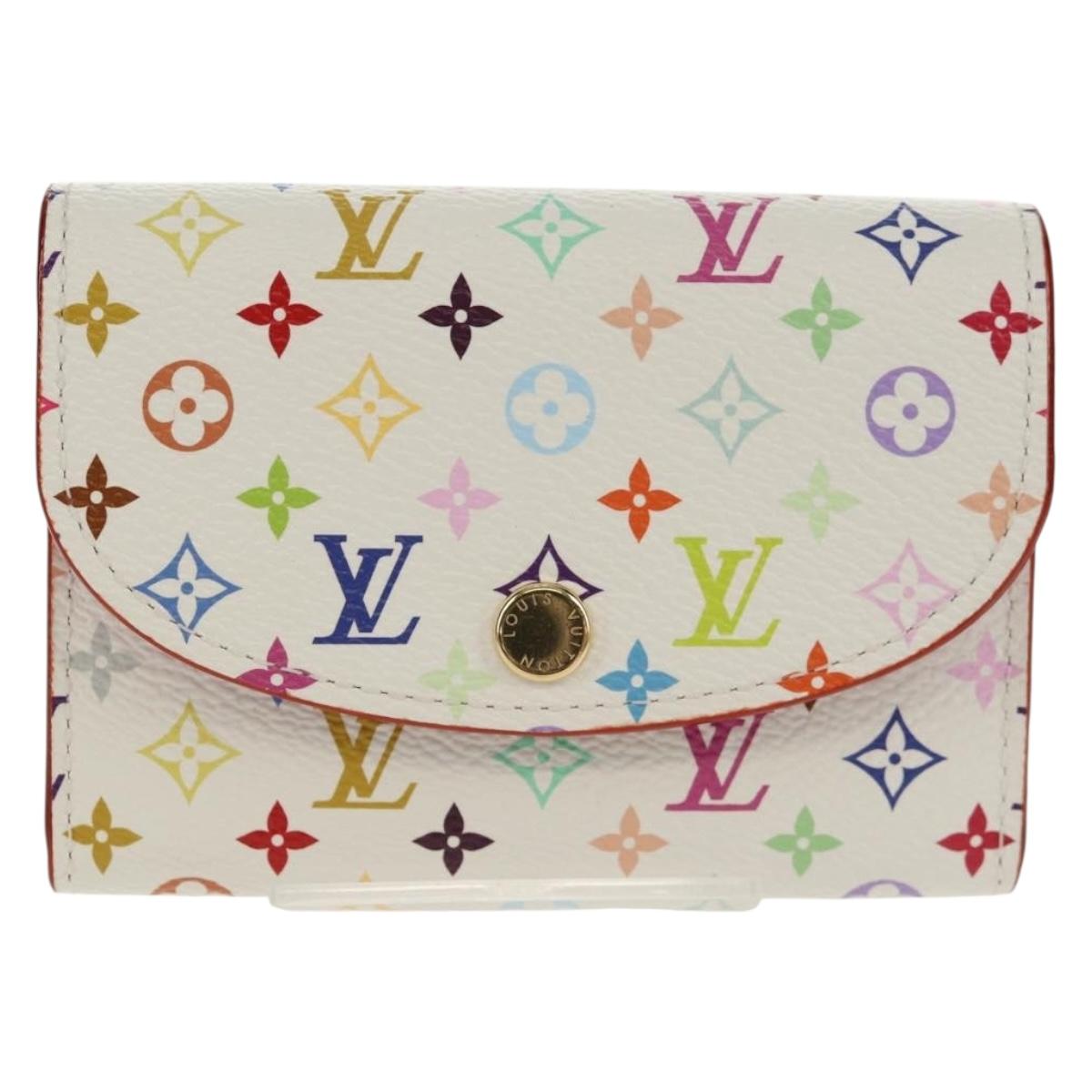 LOUIS VUITTON Multicolor Porte Monnaie Rosary Coin Purse M13399 Auth 153715SAM