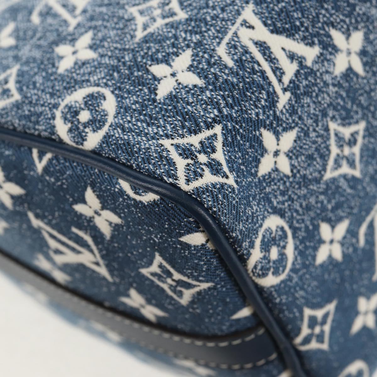 LOUIS VUITTON Monogram Jaguar Speedy Bandouliere 25 Blue M59609 Auth 153717SM