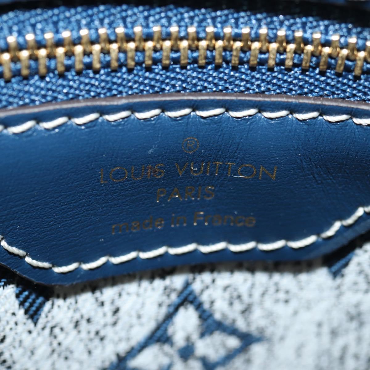 LOUIS VUITTON Monogram Jaguar Speedy Bandouliere 25 Blue M59609 Auth 153717SM