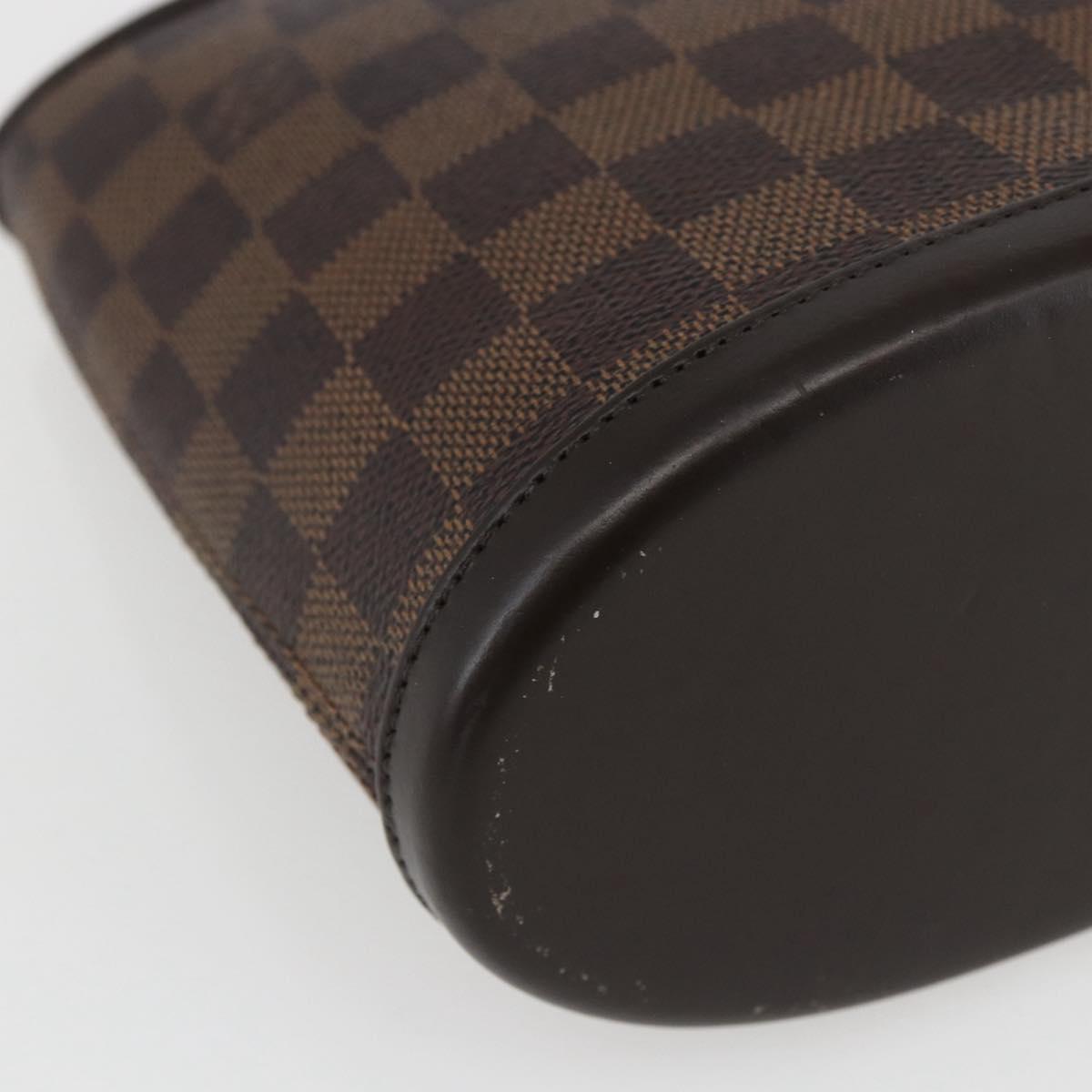 LOUIS VUITTON Damier Ebene Impala Hand Bag SPO LV Auth 153719V