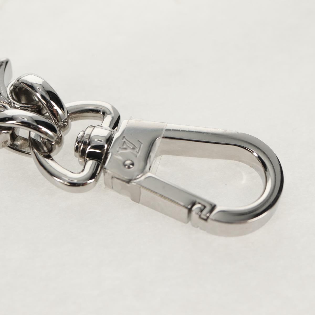 LOUIS VUITTON Chain Strap metal 22.4"" Silver LV Auth 153721M