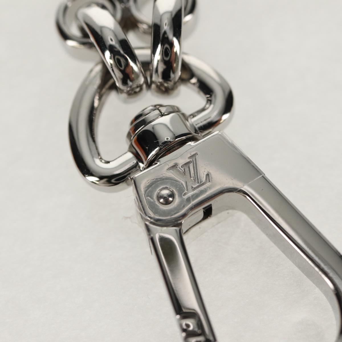 LOUIS VUITTON Chain Strap metal 22.4"" Silver LV Auth 153722M