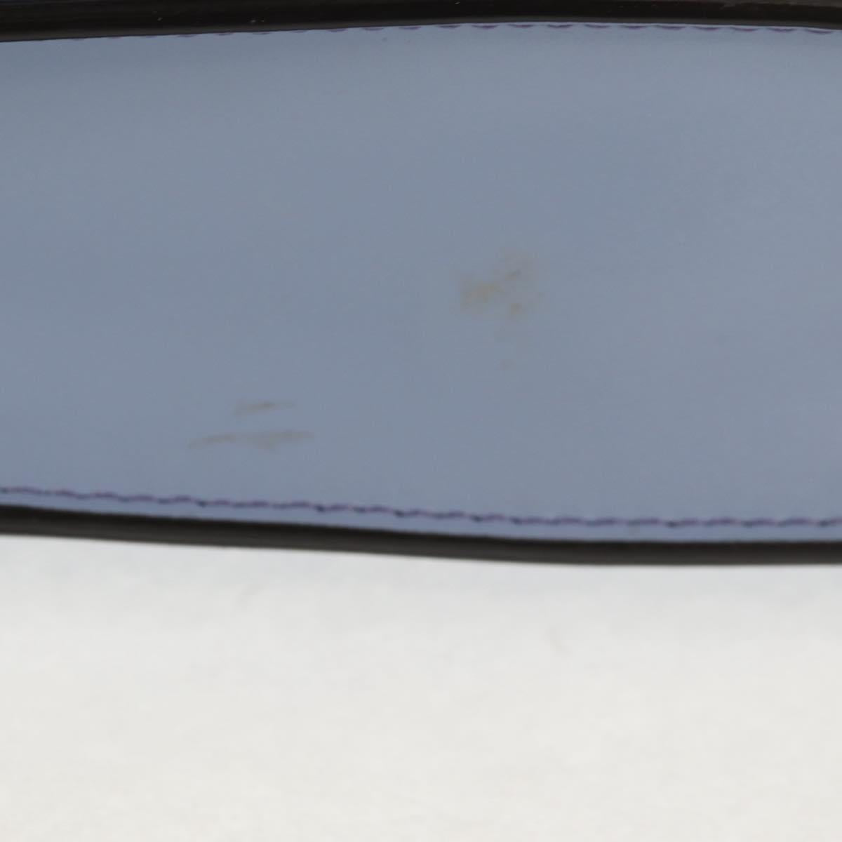 FENDI Cany Small Shoulder Bag Leather Light Blue Silver 8M0381 Auth 153743V